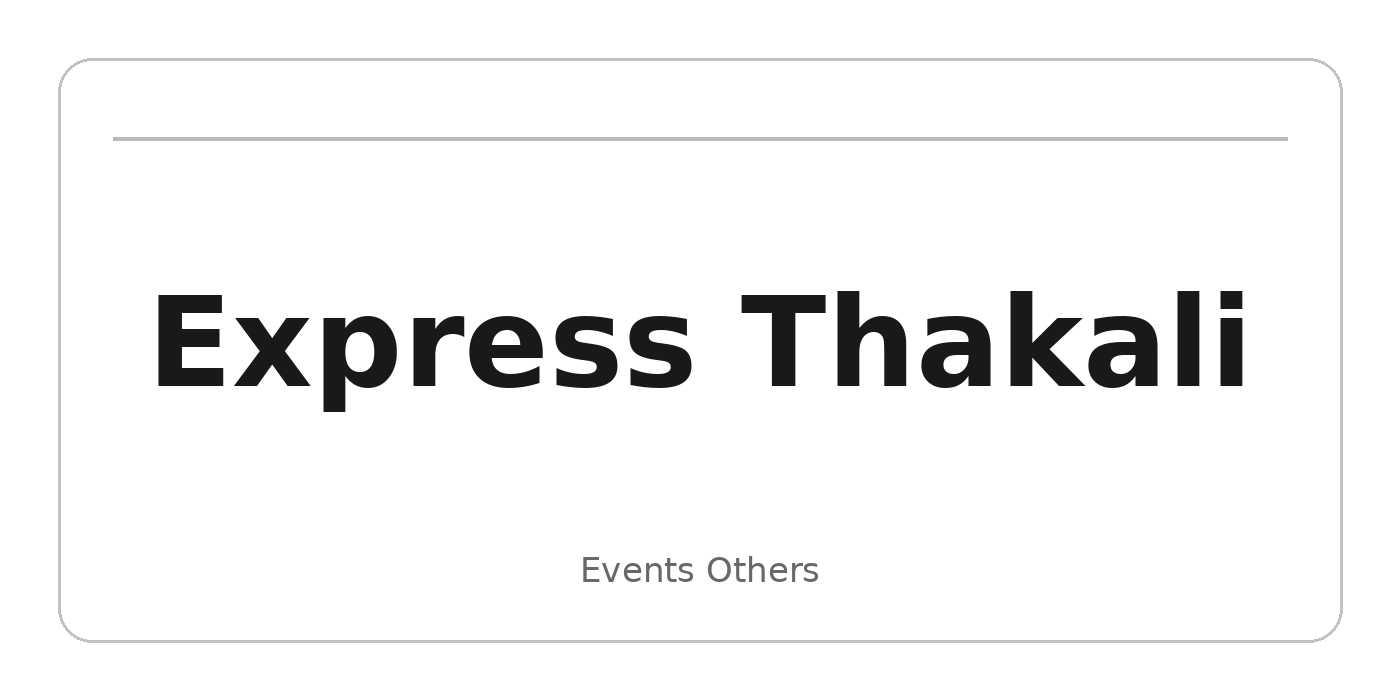 Express Thakali